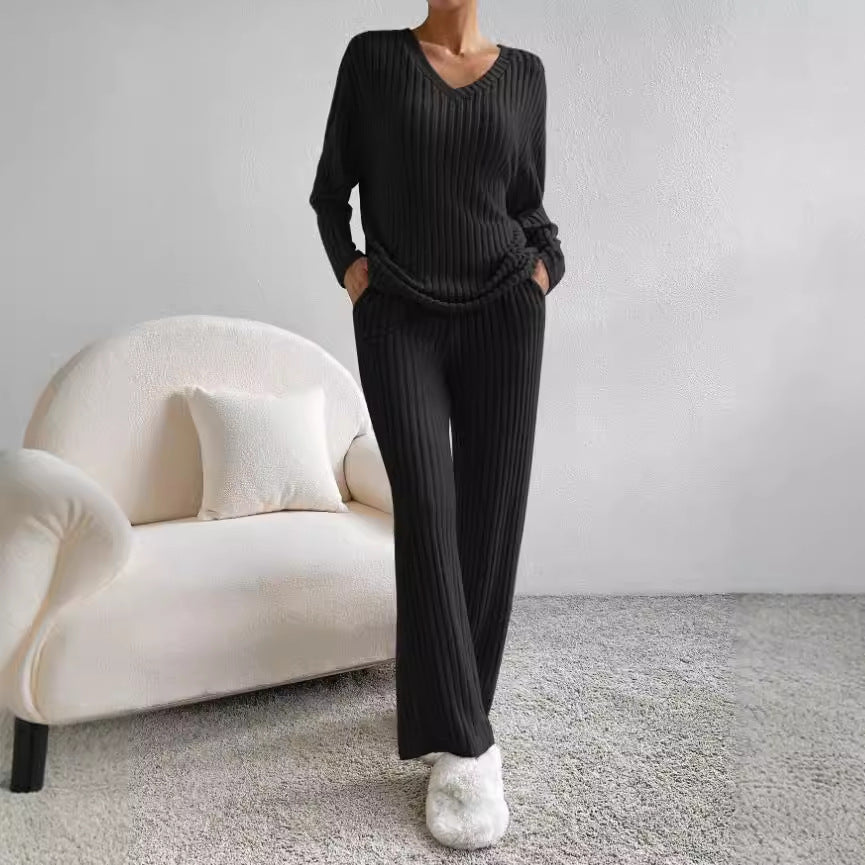 Majken™ | Ribbstickad Lounge Set — Känn den mjuka elegansen runt dig