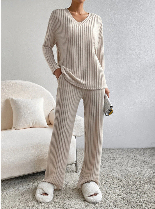 Majken™ | Ribbstickad Lounge Set — Känn den mjuka elegansen runt dig