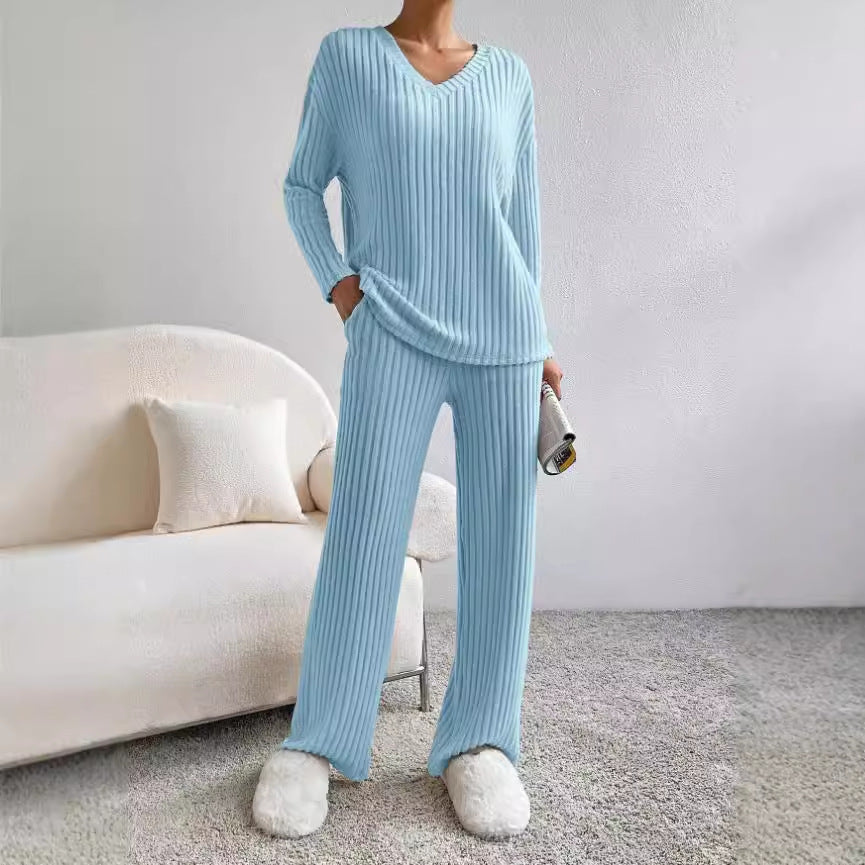 Majken™ | Ribbstickad Lounge Set — Känn den mjuka elegansen runt dig