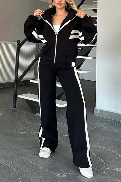 Hedvig™ | Randig Comfort Style Set — Känn den lätta elegansen varje dag