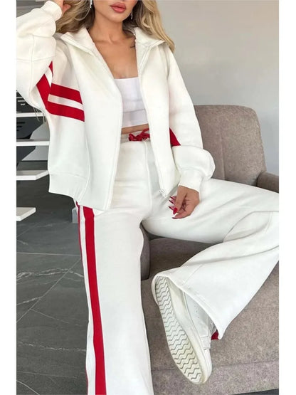 Hedvig™ | Randig Comfort Style Set — Känn den lätta elegansen varje dag
